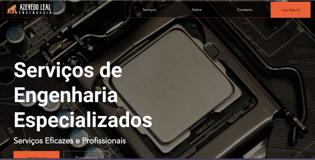 Website Made For Client Business Named: Azevedo Leal Engenharia