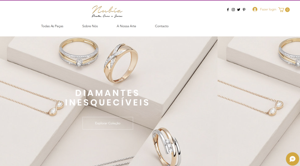 Website Made For Client Business Named: Nubiaprataoutrojoia